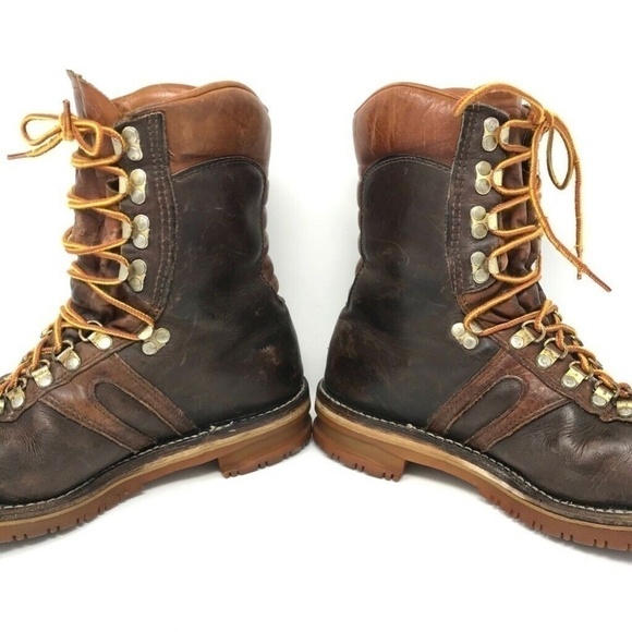 Kush N Kollar Chippewa Mens Work Boots Brown 8.5 main image 5